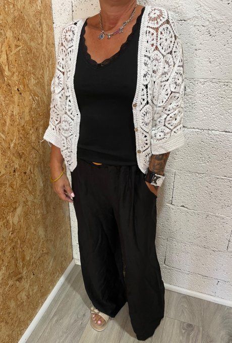 Gilet crochet 