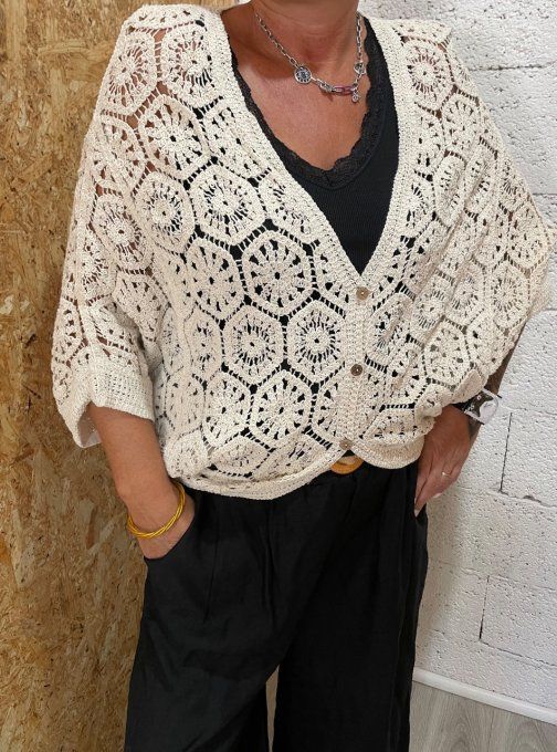 Gilet crochet 