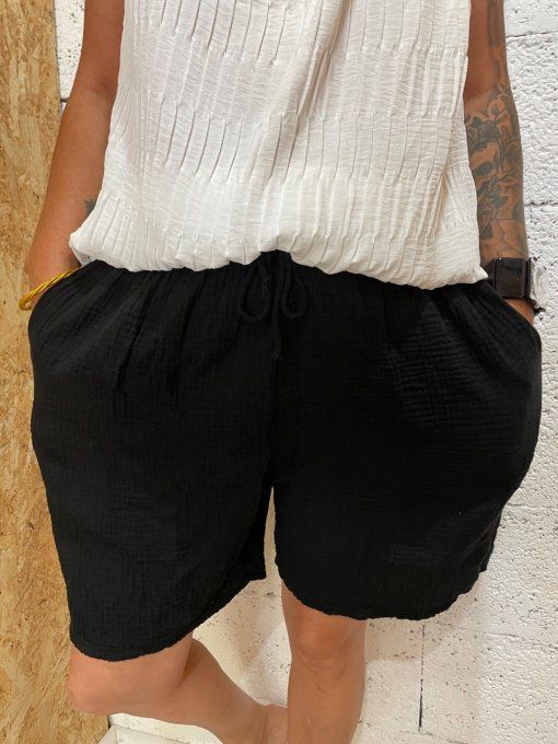 Short gaze de coton 