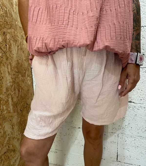 Short gaze de coton 