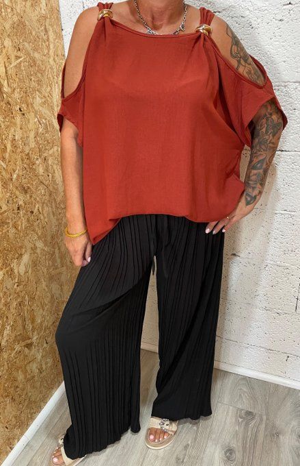 Pantalon plissé 