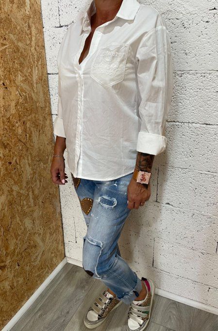 Chemise dentelle 