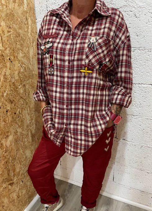Chemise à carreaux 