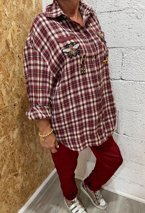 Chemise à carreaux 