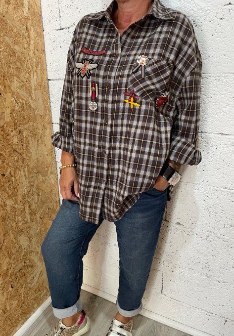 Chemise à carreaux 