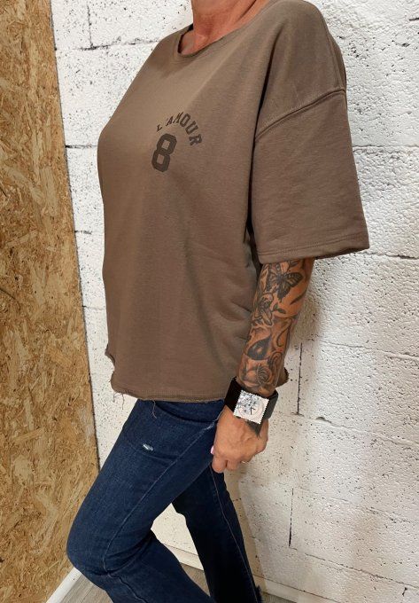 Tee shirt sweat l’amour 