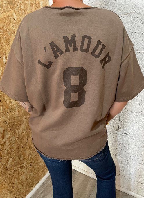 Tee shirt sweat l’amour 