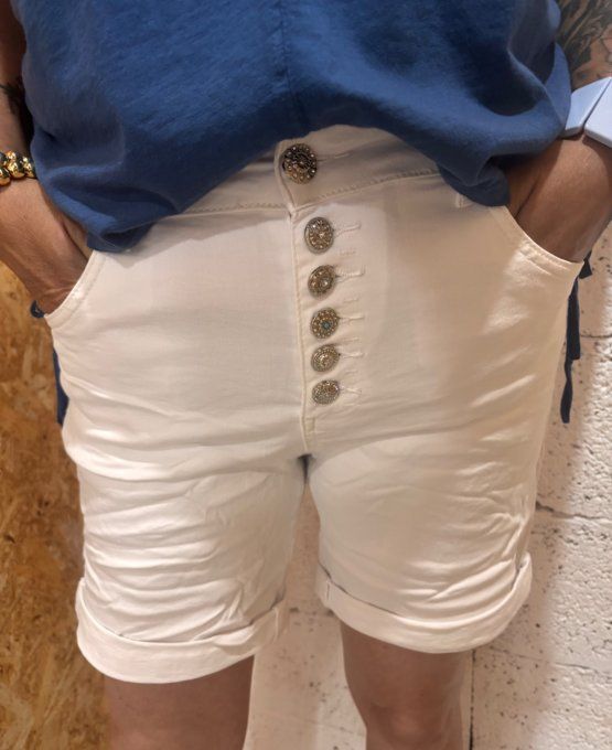 Short blanc 