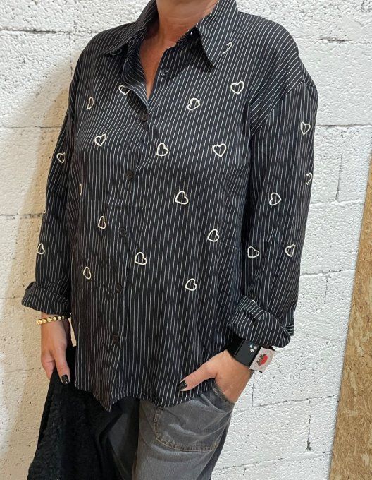Chemise cœur 