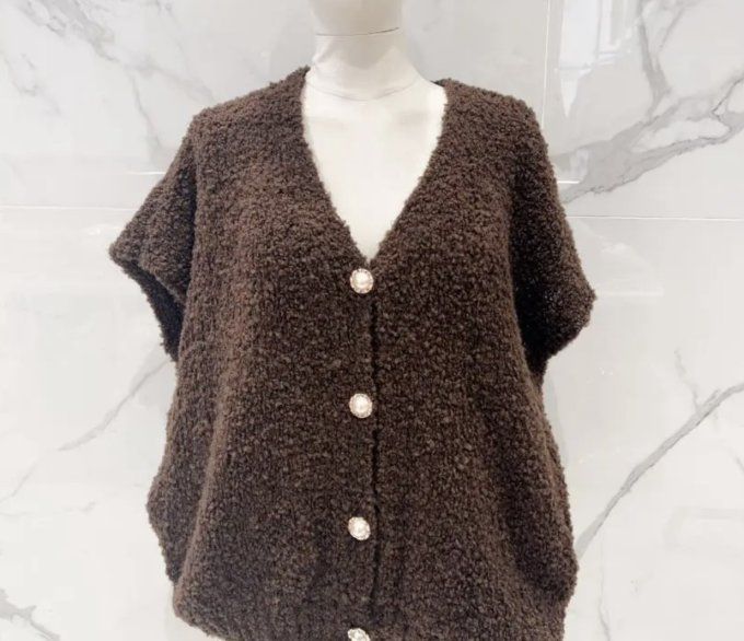Gilet bouclette 
