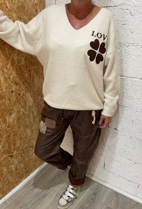Pantalon simili 