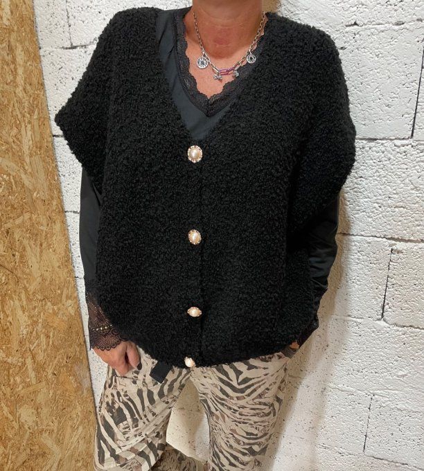 Gilet bouclette 