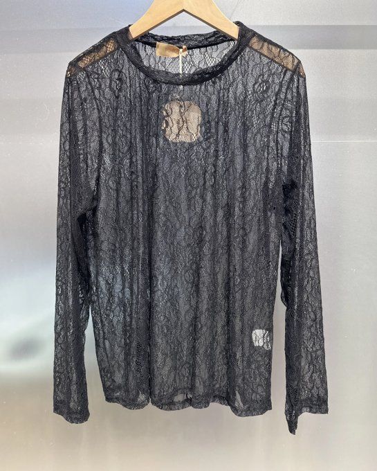 T-shirt dentelle 