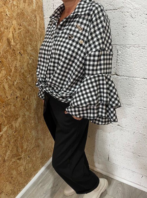 Chemise à carreaux 