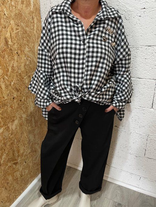 Chemise à carreaux 