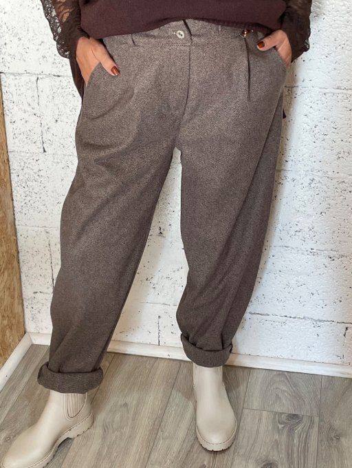 Pantalon chiné 