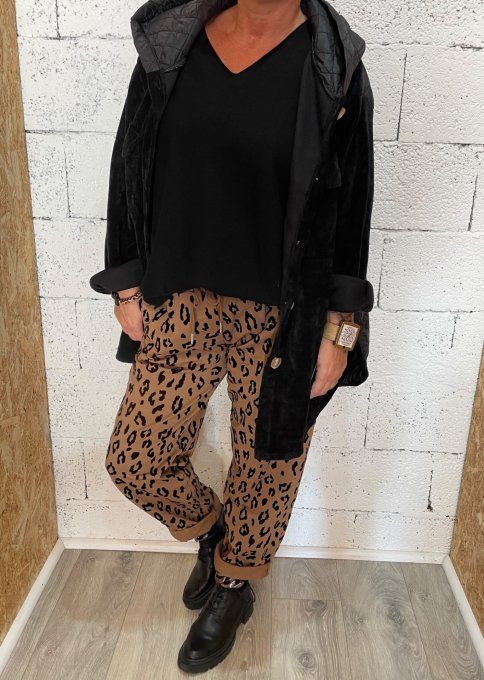 Pantalon léopard 