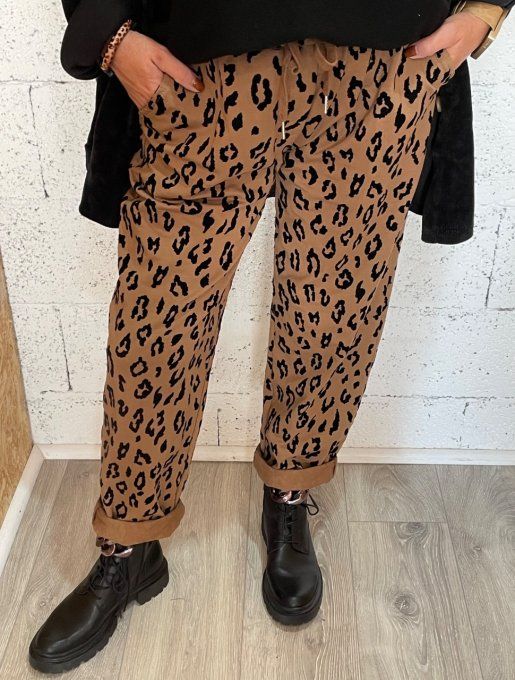 Pantalon léopard 