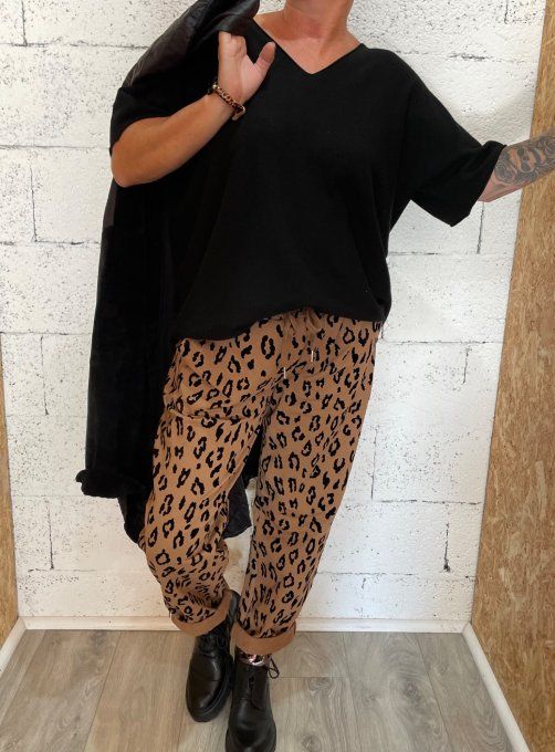 Pantalon léopard 