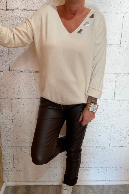 Pantalon Melly choco 