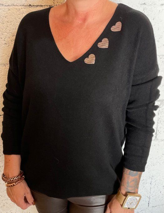Pull cœur 