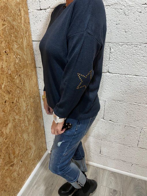 Pull étoile coude 