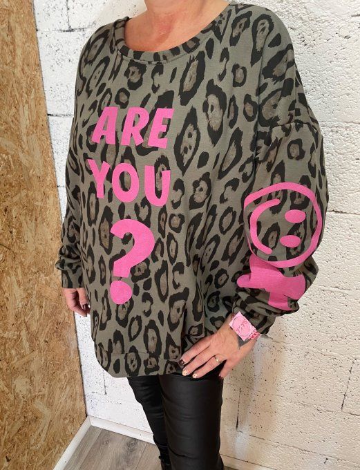 Sweat léopard 