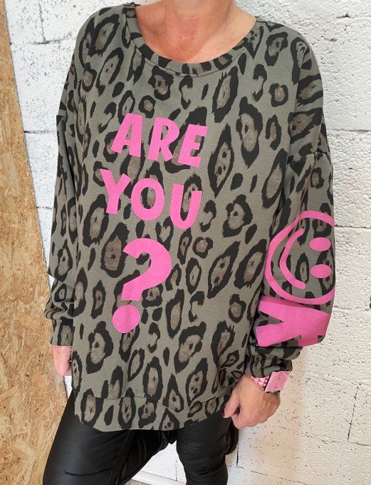 Sweat léopard 
