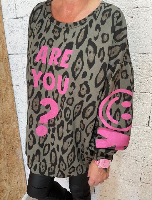 Sweat léopard 
