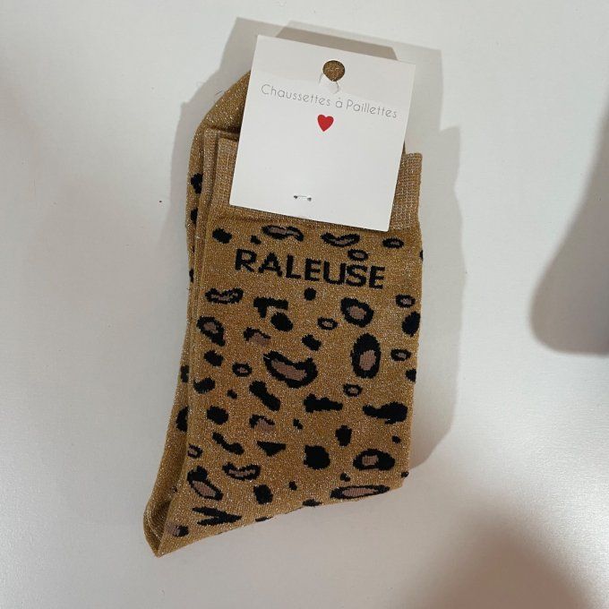Chaussettes léopard Raleuse 