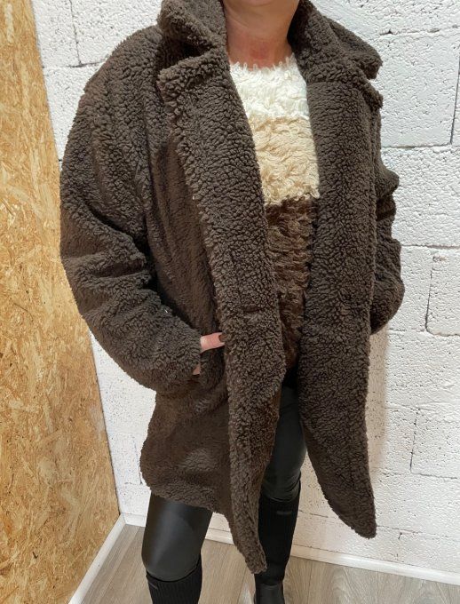 Manteau bouclette 