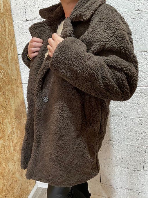 Manteau bouclette 