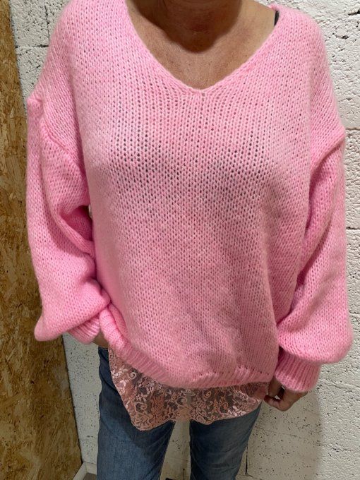 Pull dentelle 
