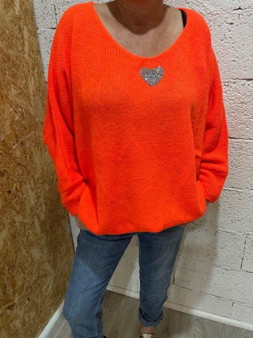 Pull cœur 