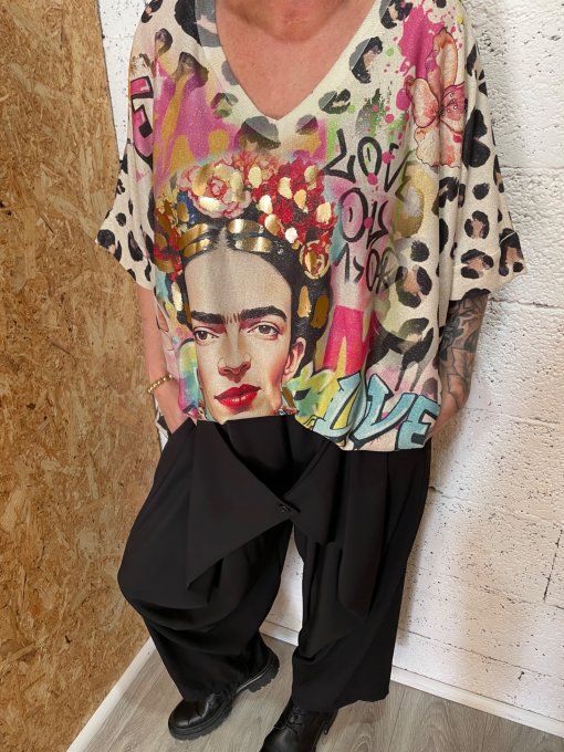 Haut lurex frida 