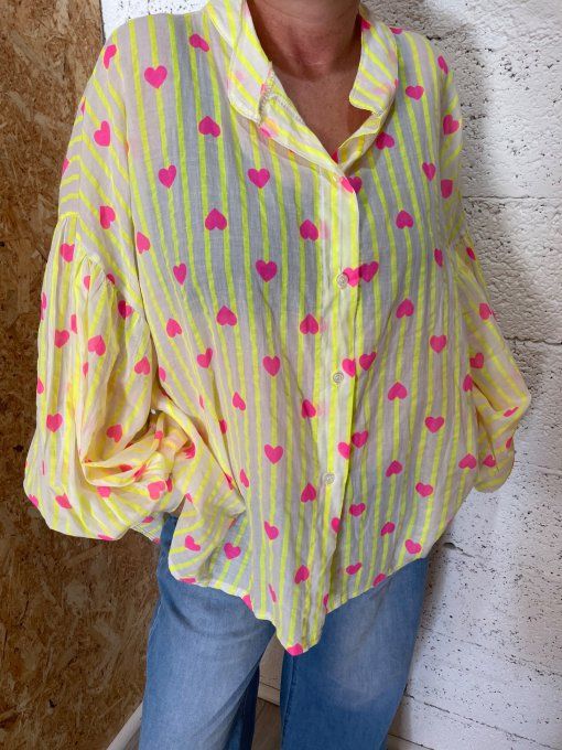 Chemise cœur 