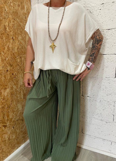 Pantalon Plissé 
