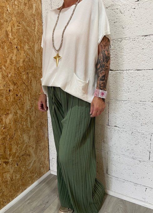 Pantalon Plissé 