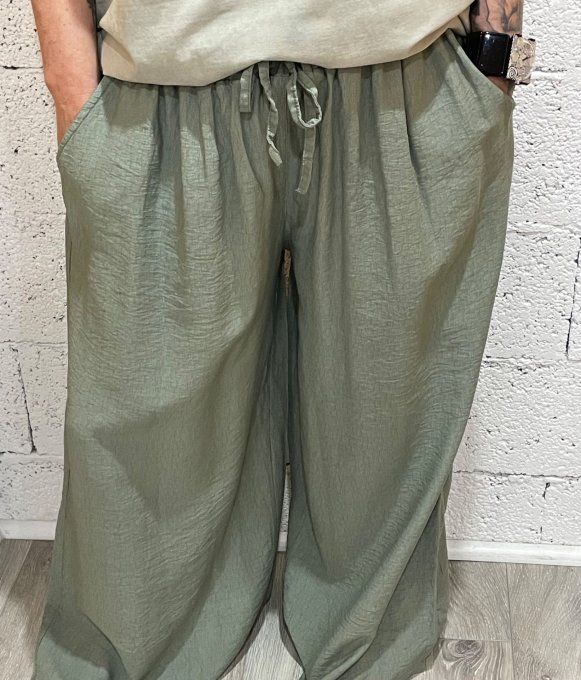 Pantalon large 