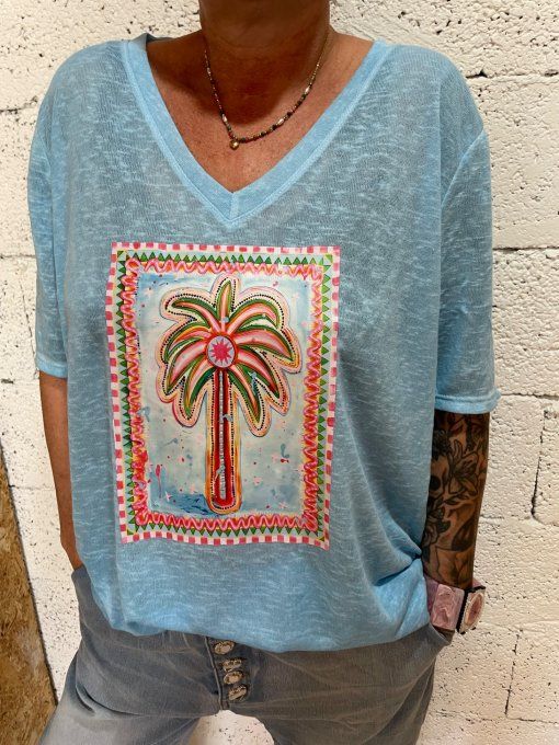 T-shirt Palmier 