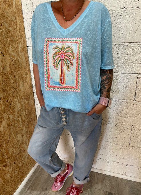 T-shirt Palmier 