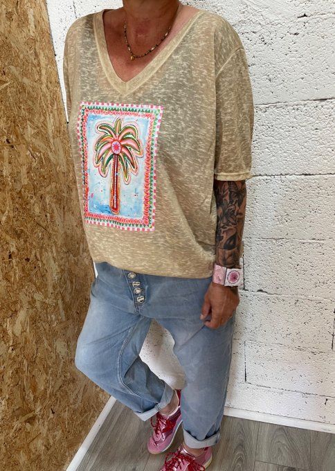 T-shirt Palmier 