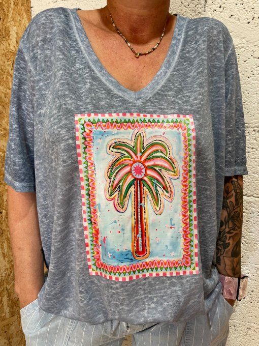 T-shirt Palmier 