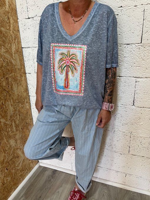 T-shirt Palmier 