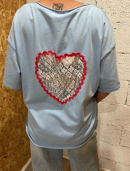 T-shirt cœur 