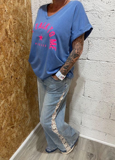 Jean dentelle Flowers 