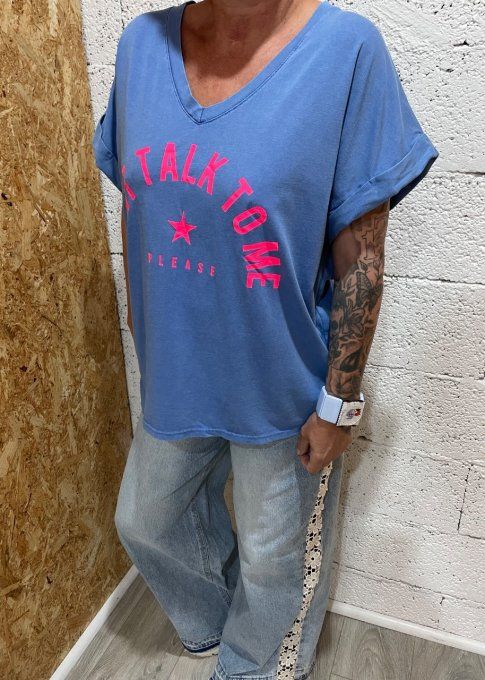 T-shirt Don’t talk tome please 