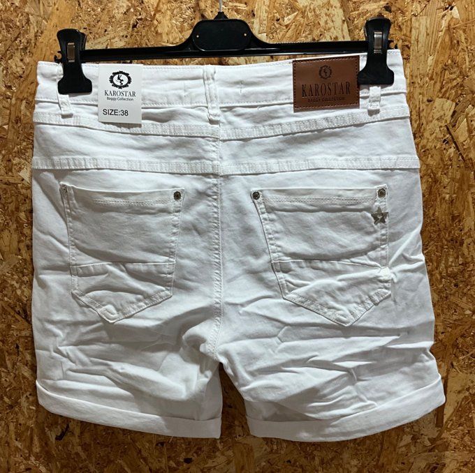 Short blanc 