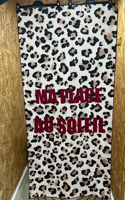 Tapis de plage Léo 