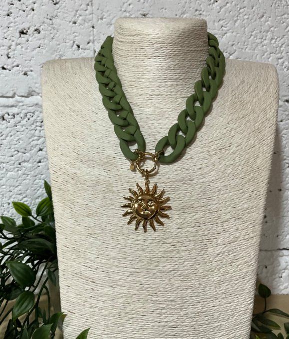 Collier grosse maille 